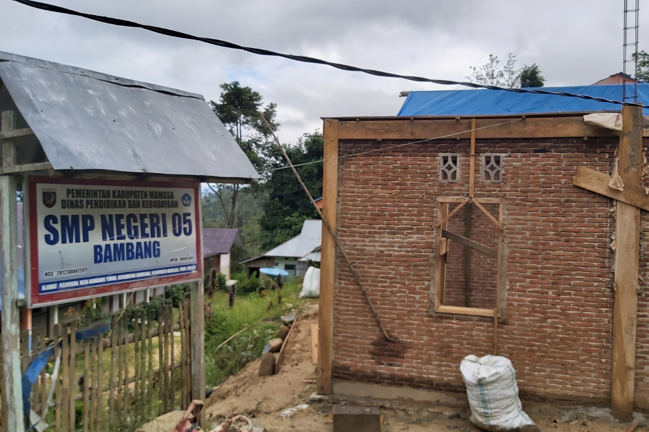 Bangunan Rumah Dinas SMPN 05 Bambang, LSM LPPNRI Angkat Bicara