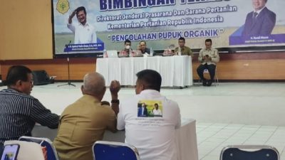 Kementan RI Melalui Dirjen Menggelar Bimtek Pupuk Organik di Kabupaten Sidrap