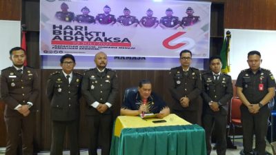 Kejaksaan Negeri Mamasa, Sulawesi Barat, merilis dugaan tindak pidana korupsi terkait pengelolaan dana Perusahaan Daerah Air Minum (PDAM) Kabupaten Mamasa Tahun 2021, Jum'at 22 Juli 2022.