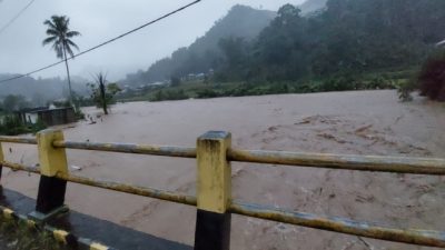 Sungai Meluap, 3 Bangunan Puskesmas dan Puluhan Hektare Sawah di Mehalaan Terendam Banjir