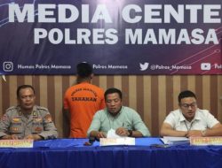 Satreskrim Polres Mamasa Rilis Kasus Penggelapan Mobil