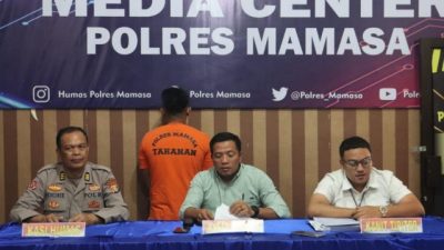 Satreskrim Polres Mamasa Rilis Kasus Penggelapan Mobil