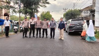 64 Personel Polres Sidrap Dikerahkan Mengamankan Jalannya Shalat Idul Adha Hari Ini