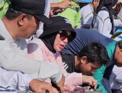 Lepas Tukik dan Karang Buatan, Pj. Bahtiar Apresiasi Gerakan Peduli Lingkungan di Mamuju