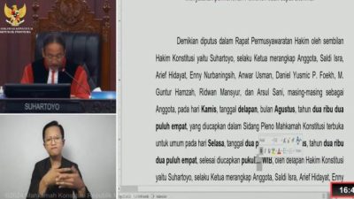 Putusan MK, Parpol Bisa Ajukan Calon Kepala Daerah Meski Tak Dapat Kursi DPRD