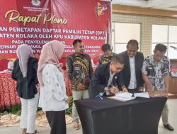 KPU Kabupaten Kolaka Tetapkan 172.953 DPT untuk Pilkada 2024