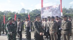 Peringatan Puncak HUT Ke-79 TNI, Kodim 1414 Tator Melaksanakan Upacara